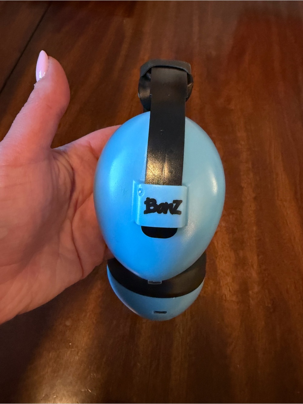 BaBy BanZ Light Blue and Black Over-Ear Headphones